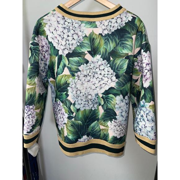 Dolce & Gabbana Women’s Floral Print Bomber Jacket IT 40 / US 4 Small - Picture 7 of 7